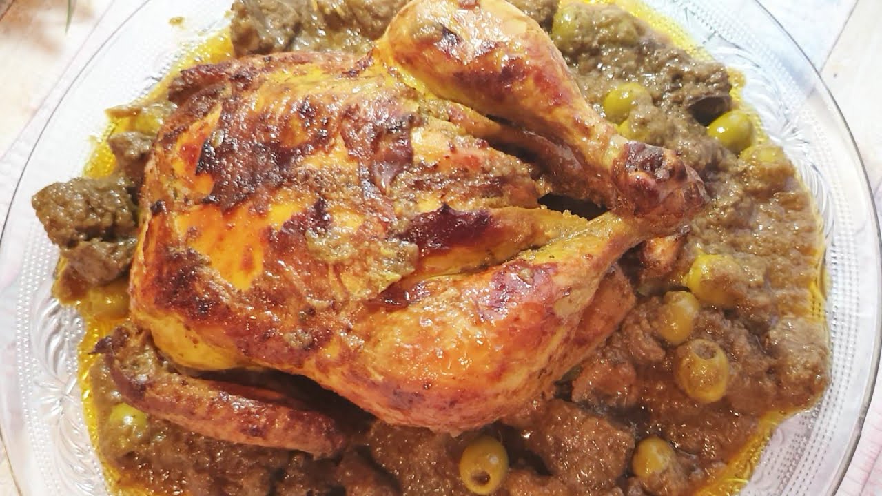 Pollo alle olive alla maniera marocchina