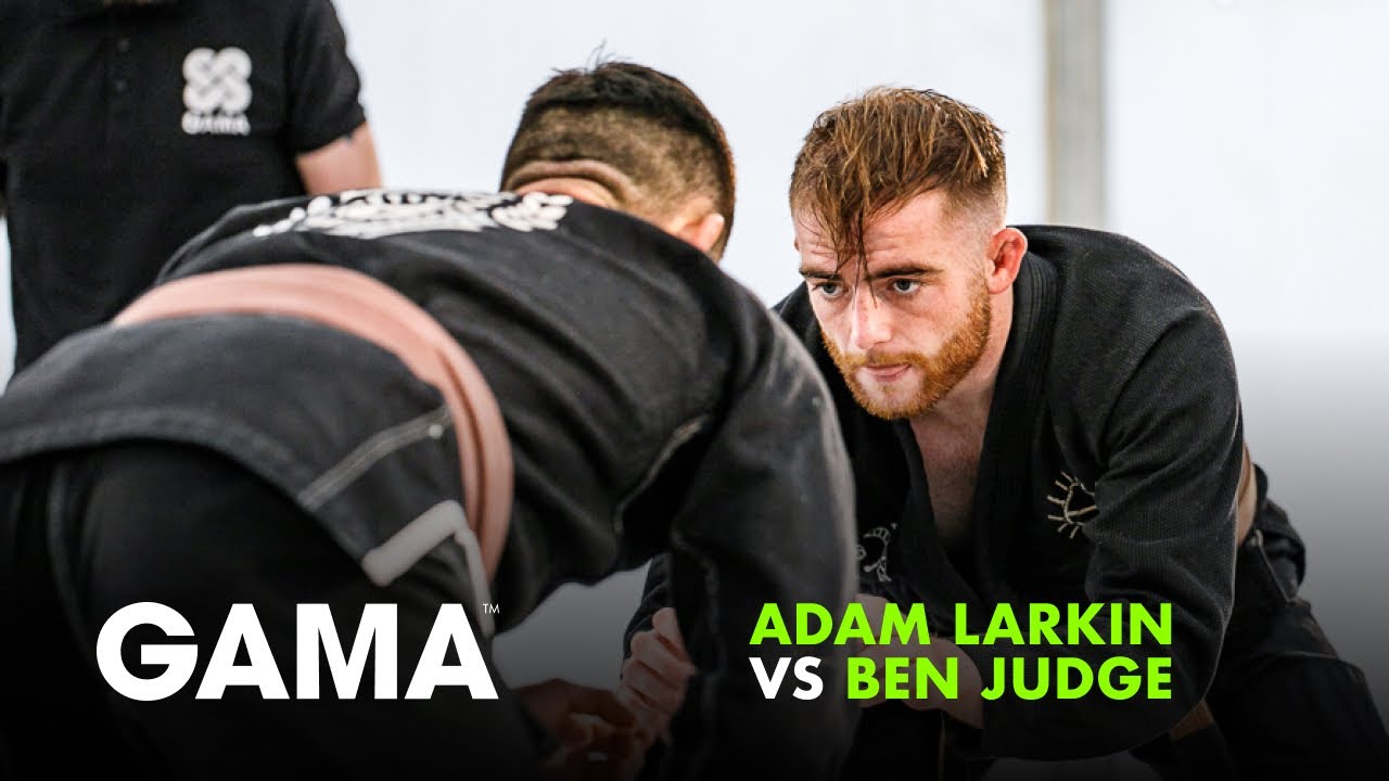 GAMA: Adam Larkin vs Ben Judge at Irish BJJ competition - YouTube