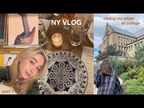 new york vlog pt. 1 | visiting my sister at college