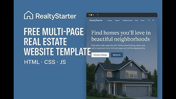 Real Estate Website Template | How to Download and Modify