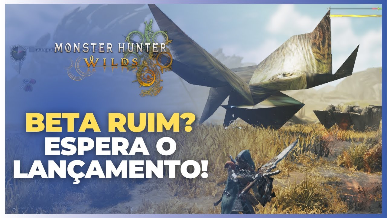 Desempenho da Segunda Beta de Monster Hunter Wilds: Minha Opinião - YouTube