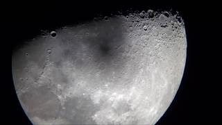 تصوير القمر بتلسكوب بدقة عالية Photography of the moon with 14