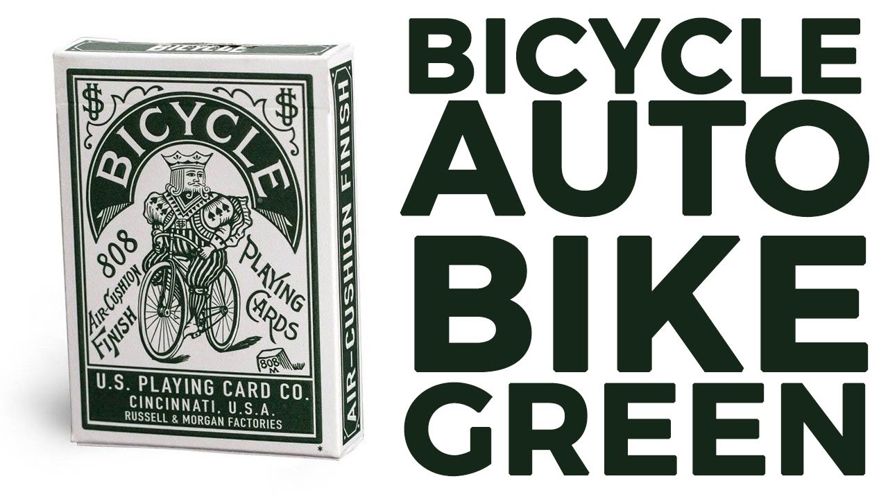 Deck Review - Bicycle AutoBike Playing Cards Dark Green [HD] - YouTube