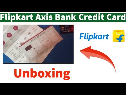 flipkart axis bank credit card unboxing | how to apply for Flipkart axis bank credit card