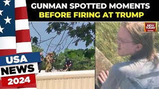 US Trump Attack: Video Shows Shooter At Trump Rally Moments Before Attack News