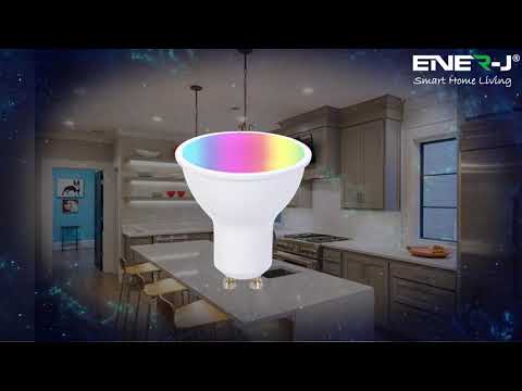 Ampoule connectée Smart Ener-j Wifi LED 5W RGB- W-WW culot GU10 SHA5286  944139