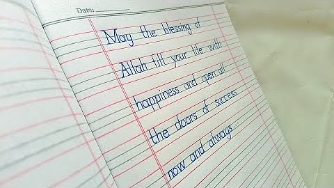 Neat and clean handwriting | Best print handwriting | handwriting for children | Atif writing