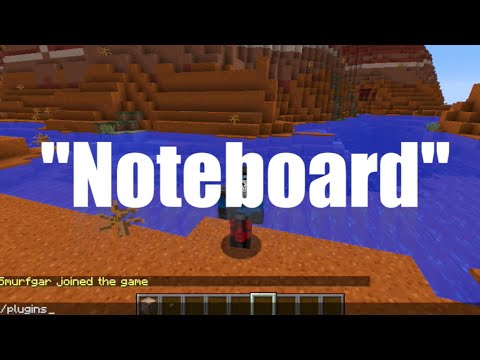Minecraft 1-minute Plugin Review: Noteboard