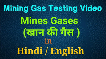 DGMS Mines Gases in Hindi / English for GT Exam | dgms dhanbad 2025 | Dgms examination 2025 |gt exam