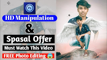 Photoshop Touch mobile HD Manipulation || Photo Editing Tutorial & Free Photos Editing 😱😱