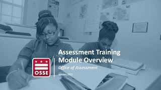 Module 0: Assessment Training Module Overview