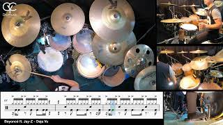 Deja Vu - Beyoncé ft. Jay-Z/ Drum Cover By CYC (@cycdrumusic  ) score & sheet music