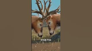 When Antlers Get Stuck Together 😱