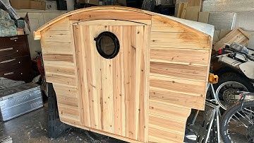 Truck Camper Shell Build 10.0 VLOG, Part 3 - Roof Construction, Port Hole Windows and The Door