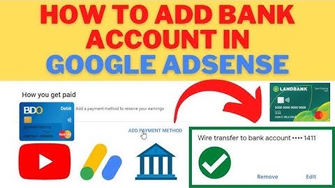 PAANO MAG ADD NG BANK SA GOOGLE ADSENSE? EASY STEP. | YOUTUBE TIPS
