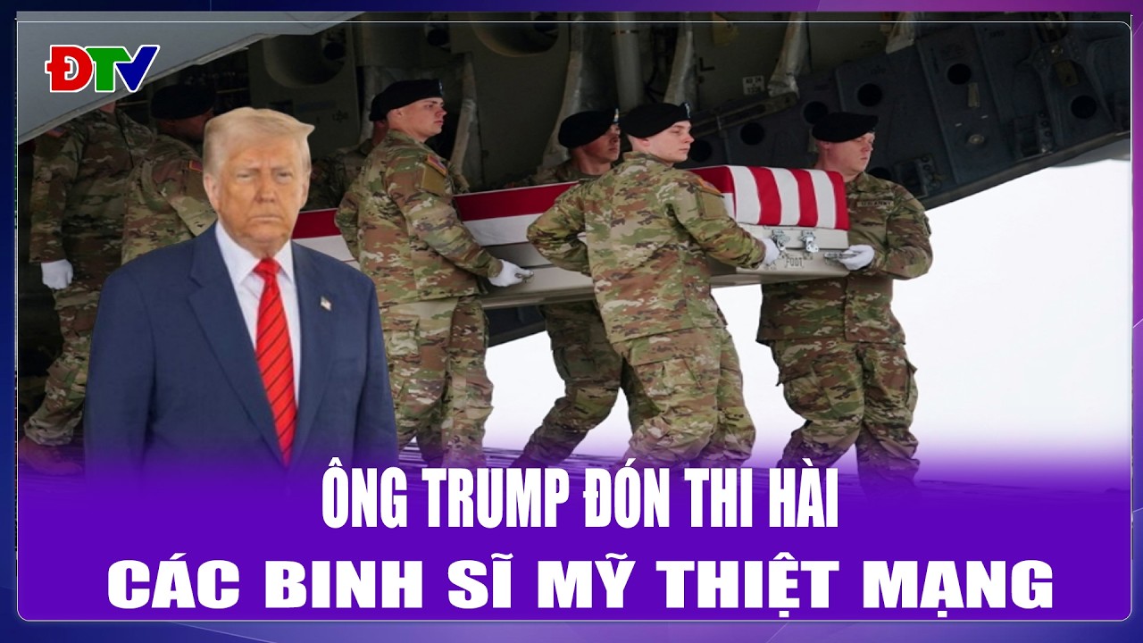 THỜI SỰ QUỐC TẾ CHIỀU 8/3: Ông Trump đón thi hài các binh sĩ Mỹ thiệt mạng | Điện Biên TV
