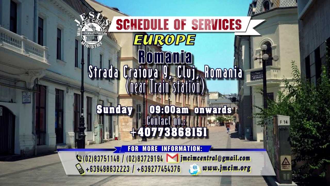 Watch!!! JMCIM Central Live Streaming of FRIDAY  SERVICE  | MARCH 14,  2025.