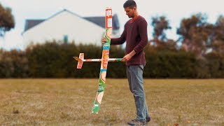 Huge cereal box cardboard glider | How to make it Huge cereal box cardboard glider | How to make it