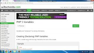 PHP Basic syntax and declaring variables