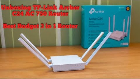 TP-Link Archer C24 AC750 | Best Budget TP-Link Dual Band Router | TP-Link Access Point | WIFI Router