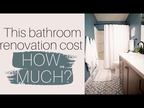 This bathroom renovation cost HOW MUCH?