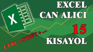 Excel Klavye Kısayolları - Excel