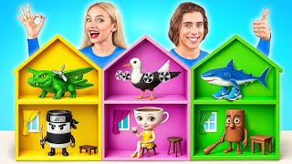 We Build Amazing Brainrot House  Ballerina Cappuccina Tung Tung Tung Sahur Tralalero Tralala