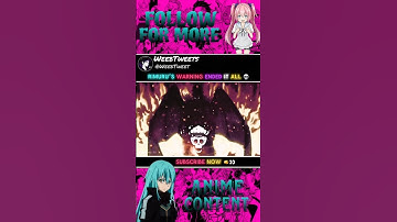 Rimuru’s warning ended it all 💀 | Rimuru tempest | Tensura edit