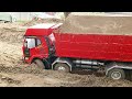 Xe Tải 4 Chân Hạng Nặng Chở Cát Quá Tải, Xe Đồ Chơi, Ô Tô Chở Cát, Dump Trucks