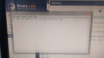 Binary bot [No Loss] 100% win