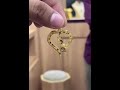 Customize Gold style Alphabet locket