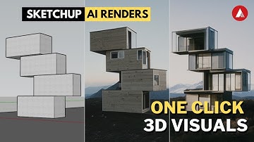 Sketchup rendering with Veras AI | Sketchup Extension | Manan Hans