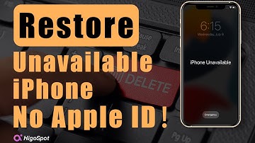 Factory Reset Unavailable iPhone Without Apple ID & Password