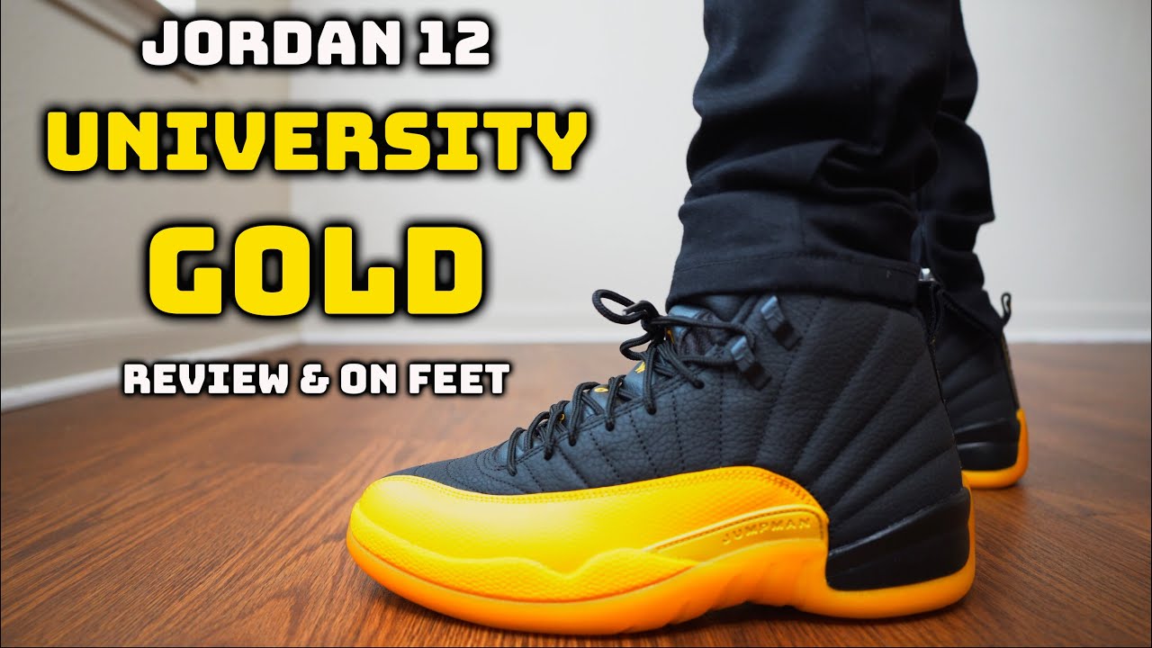 air jordan 12 men university gold