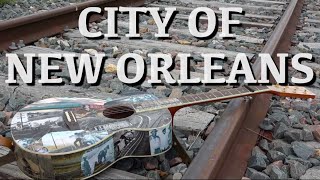 Video thumbnail of "City Of New Orleans (S. Goodman) - Willie Nelson's Version - One Woman Band Full Cover"