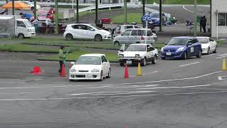 200926 キョウセイジムカーナ練習会 0929 RX7赤→シビック白