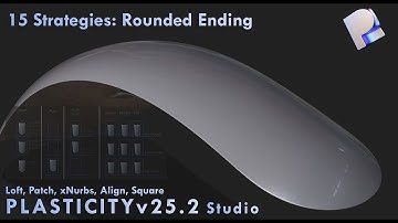 15 Strategies: Rounded Ending | Plasticity 2025.2 | Faucet Example