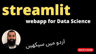 Data Science Web app development via Streamlit in Python