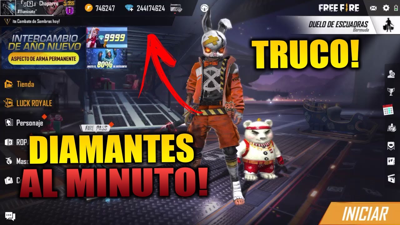 Free Fire Max Trucos Ilimitado Diamantes y Monedas by