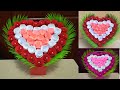 DIY Paper Heart Wall Hanging // Easy Valentines Decoration Idea // DIY Valentines Day Gift Idea