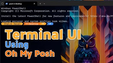 PowerShell Customization Using Oh My Posh  - Beautify Windows Terminal UI