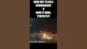 Not how to do a roundabout! #cyclist #DashCam #HGV #crash #Dangerous