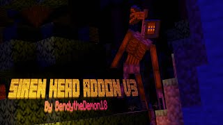 Playing my siren head, cartoon cat Addon V3(mod) before release |Minecraft PE[BE] by Bendy the Demon18 335,469 views 3 years ago 15 minutes