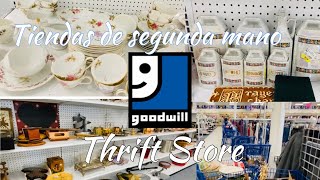 RECORRIDO tiendas de SEGUNDA MANO USA  COMPRAS en GOODWILL DECORACIONES / THRIFT WITH ME