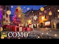 COMO 🇮🇹🎄 The Most Magical Christmas Atmosphere in Italy 4K 🎄