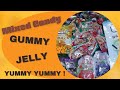 Gummy candy and fruit jelly