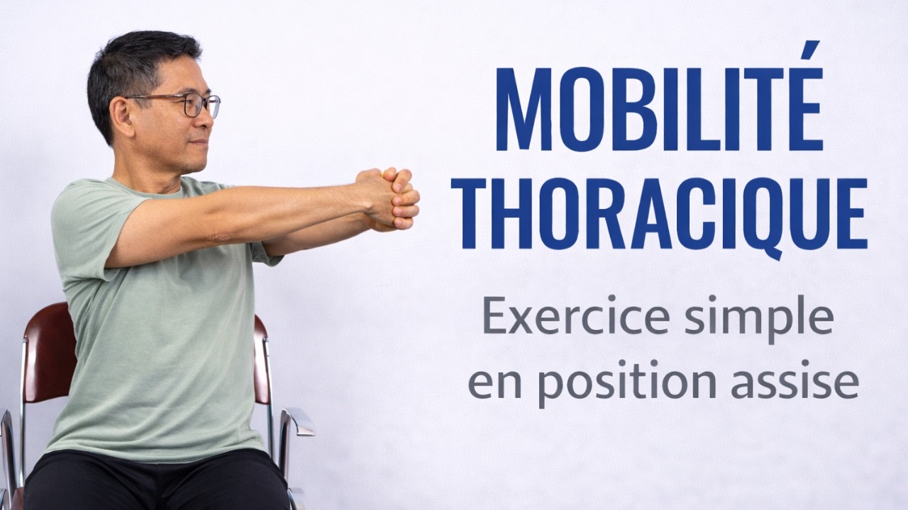 Mobilité thoracique : un exercice utile à faire en position assise