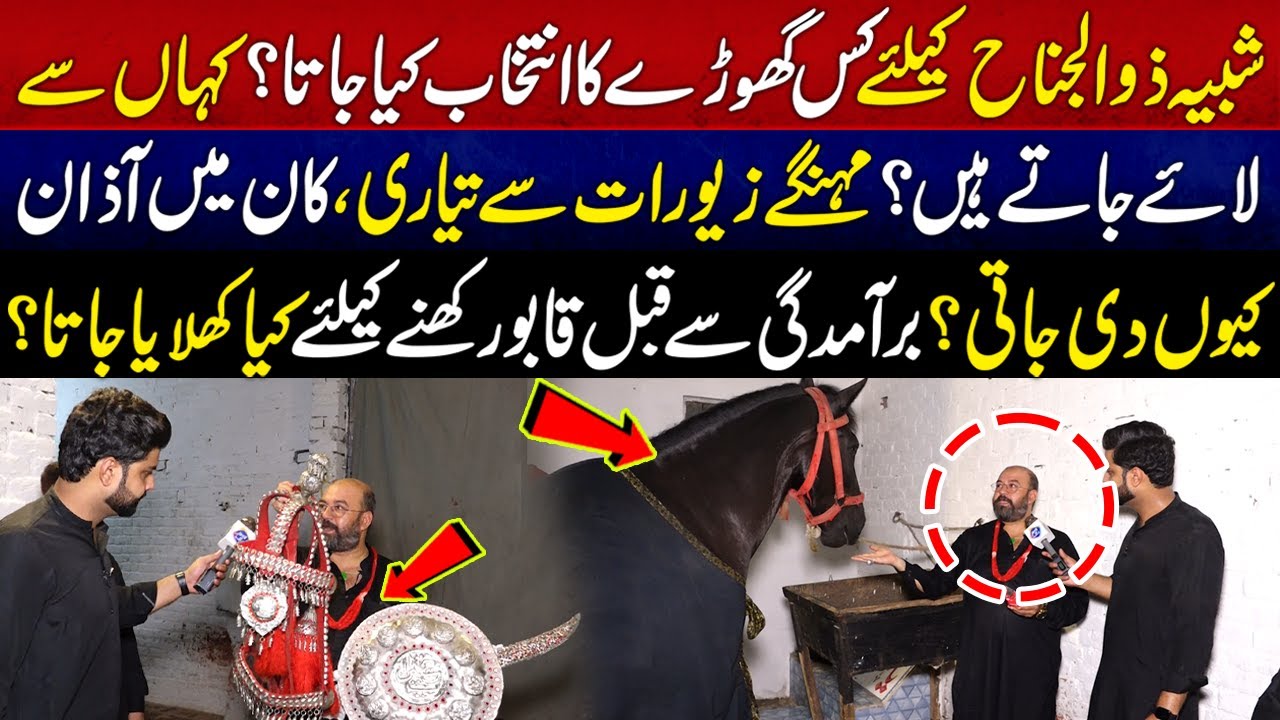 Shabi E zuljanah Ky Liye Kis Ghorhy Ka Intikhab Hota | Lahore Puchta Hai | 6 July 2025 | Lahore Rang