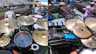 2022 Bluecoats Drumset Cams - Artem & Jai