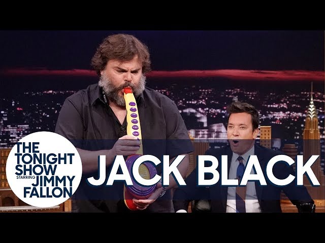 Jack Black Performs His Legendary Sax-A-Boom with The Roots class=